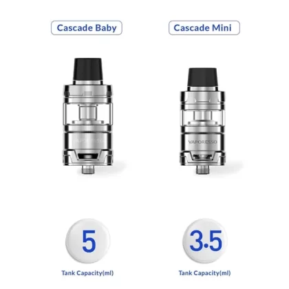 Vaporesso Cascade Baby-Mini Sub Ohm Tank Atomizer (5ML)-3.5ML - Blue / 5ml