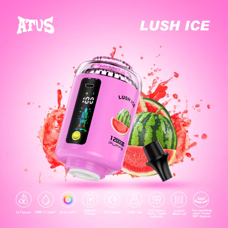 ATVS 120K DTL Hookah Disposable Vape - Image 2