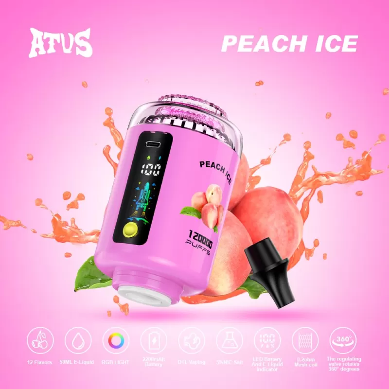 ATVS 120K DTL Hookah Disposable Vape - Image 3