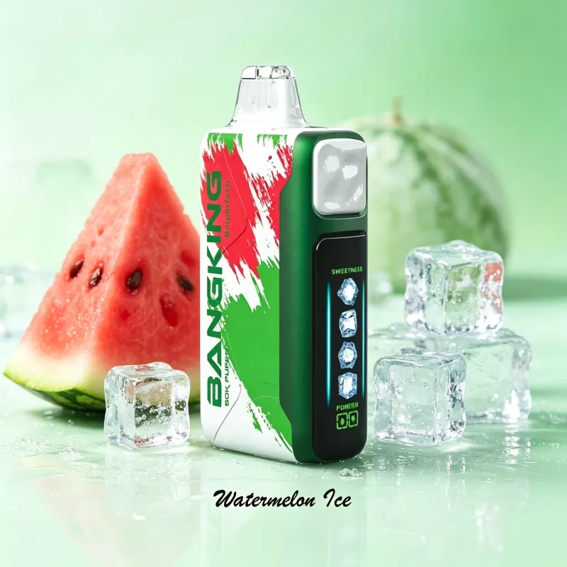 Bang King Ice Cool 60000 60K Puffs Adjustable Ice Level LED Display Disposable Vape Japan warehouse - Image 2