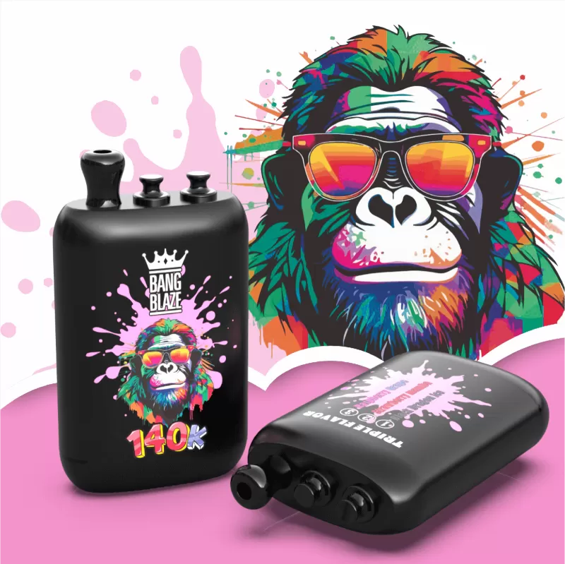 Bang Blaze 140000 140K Puffs 3 in 1 Flavors Original Rechargeable Disposable Vape - Image 2