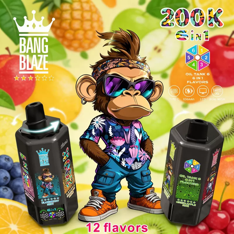 Bang Blaze 200K 6-in-1 Disposable Vape