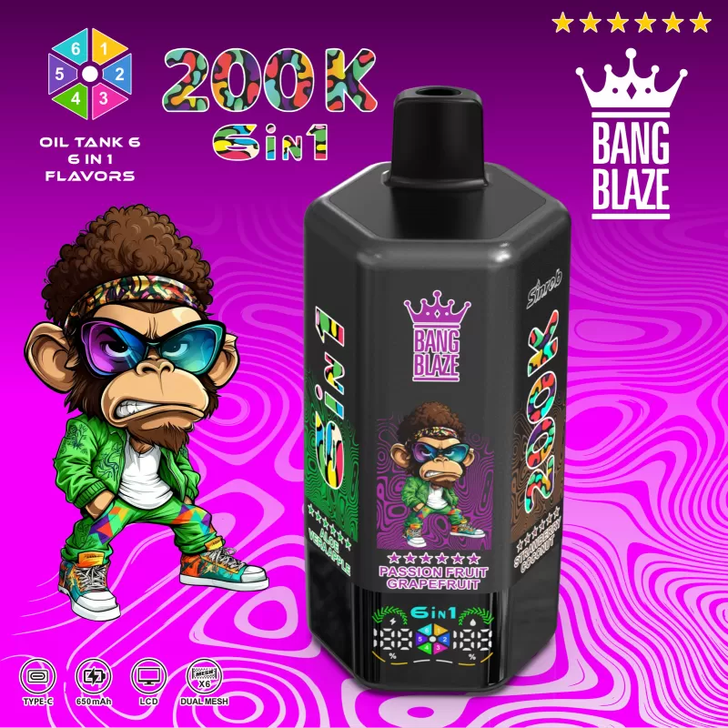 Bang Blaze 200K 6-in-1 Disposable Vape - Image 3