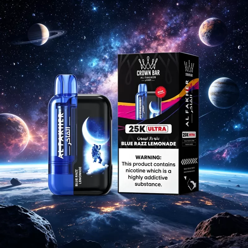 AL Fakher Crown Bar Ultra 25K Display Disposable Vape - Image 2