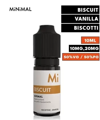 Biscotti Nic Salt eLiquid by Minimal - 10mg / 10ml