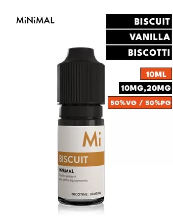 Biscotti Nic Salt eLiquid by Minimal - 10mg / 10ml