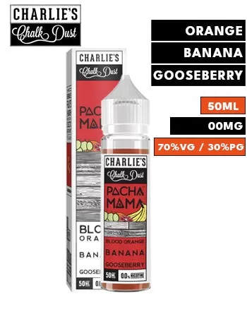 Blood Orange Banana Shortfill eLiquid by Pacha Mama 50ml - 00mg / 50ml