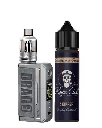 Voopoo Drag 3 Starter Kit - Sandy Brown / Loose Canon by Rope Cut - Image 3