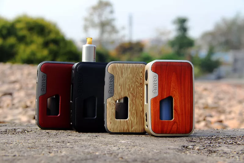 Arctic Dolphin Anita 100W Squonk BF Mod (TPD Version) - Grey Frame(ABS)/Blue Leather - Image 3