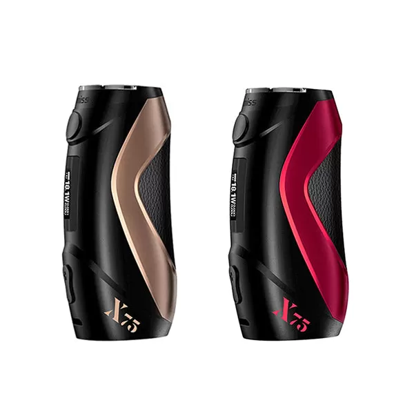 Smiss Warrior X75 TC Box Mod - Black Red