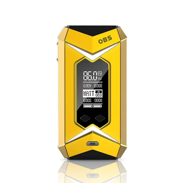OBS Bat 218W TC Box Mod - Yellow - Image 3
