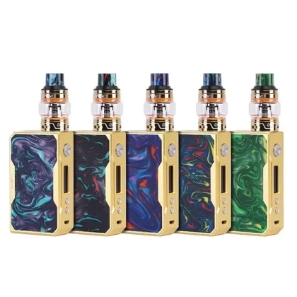 VOOPOO Gold Drag Resin 157W Starter Kit With UFORCE Tank (5ML) - Purple jade