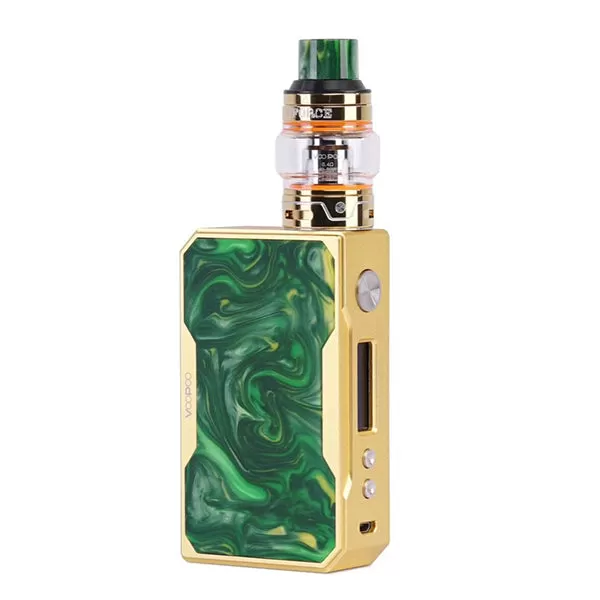 VOOPOO Gold Drag Resin 157W Starter Kit With UFORCE Tank (5ML) - Purple jade - Image 3