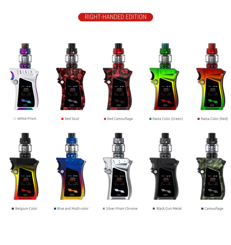 SMOK MAG 225W Starter Kit Right-Handed Edition With TFV12 Prince Tank 8ML - Black Gun Metal / EU Edition-Right - Image 3