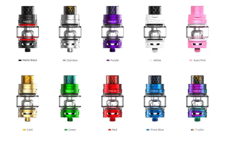 SMOK TFV12 Baby Prince Tank Atomizer -4.5ML - 7-Color - Image 3