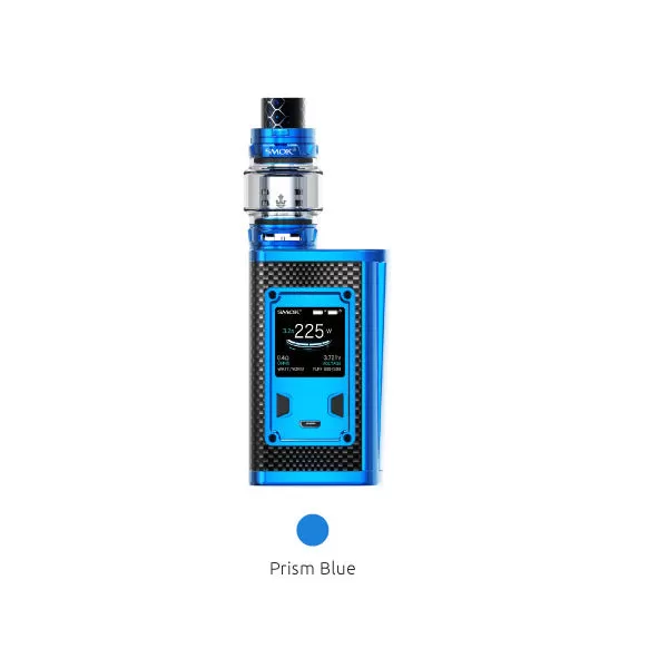 SMOK Majesty 225W Luxe Edition Kit Carbon Fiber Edition With TFV12 Prince Tank -8ML - Prism Silver - Image 2