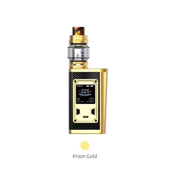 SMOK Majesty 225W Luxe Edition Kit Carbon Fiber Edition With TFV12 Prince Tank -8ML - Prism Silver - Image 3