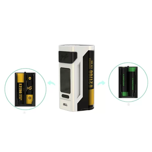 Wismec Reuleaux RX2 21700 230W TC Box Mod - Gradient Purple - Image 2