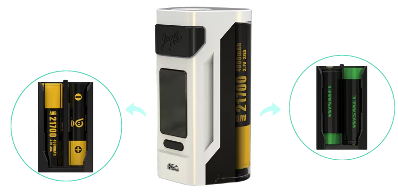 Wismec Reuleaux RX2 21700 230W TC Box Mod - Gradient Purple - Image 3