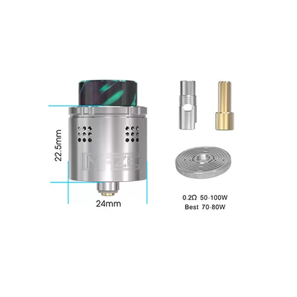 Vandy Vape Maze Sub Ohm BF RDA Atomizer (2ML) - Gold - Image 2
