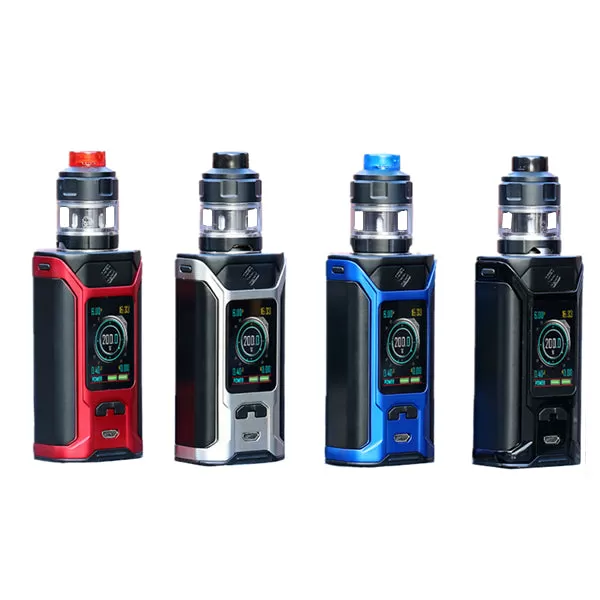 Wismec SINUOUS RAVAGE230 200W TC Kit with GNOME Evo Tank-4ML - Custom Blue