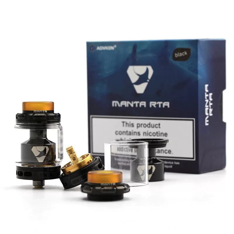 Advken Manta RTA Tank Atomizer 3-4.5ML - Silver - Image 2