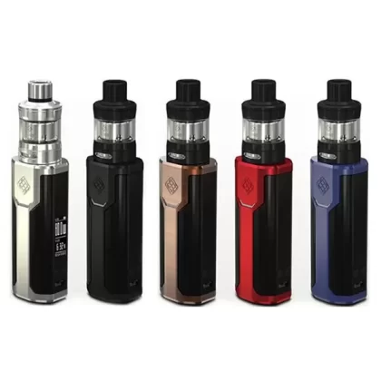 WISMEC SINUOUS P80 Starter Kit with ELABO Mini Tank (2ML) - Black and Red
