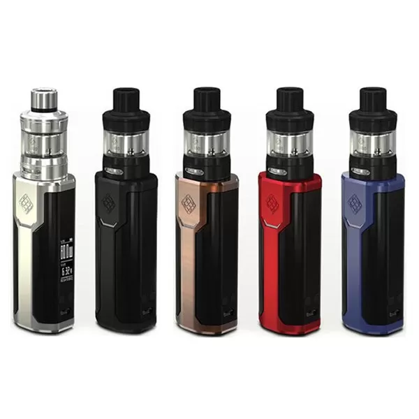 WISMEC SINUOUS P80 Starter Kit with ELABO Mini Tank (2ML) - Black and Red