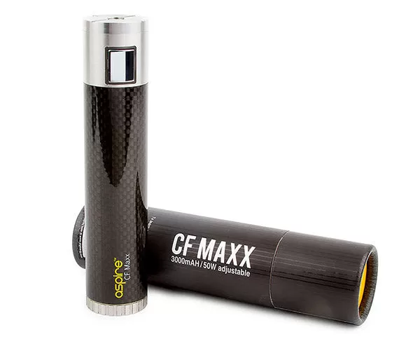 Black Aspire CF MAXX Sub Ohm battery 3000mAh 50W