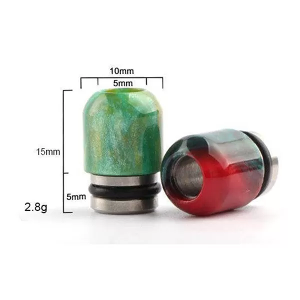 Aleader Resin 510 Stainless Steel Drip Tip Random Color - AS103 - Image 2