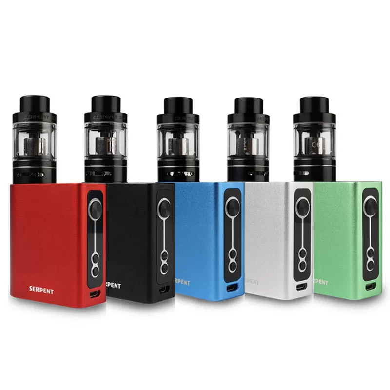Wotofo Serpent 50W 2000mAh-5ML Box Mod Full Kit with Serpent Sub Tank - Green