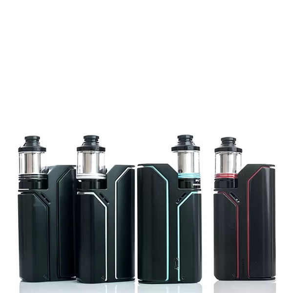 WISMEC Reuleaux RX75 Starter Kit with Amor Mini Tank - 2ml - SilverFrameBlackCarbonFiber