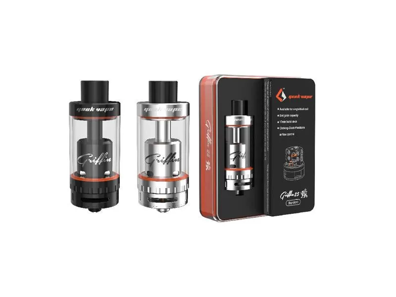 GeekVape Griffin 25 Plus RTA 5.0ML Tank Atomizer - Stainless - Image 2