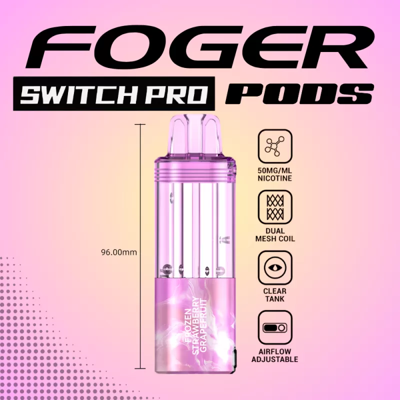 Frozen Strawberry Grapefruit – Foger Switch Pro Pod 30K Puffs