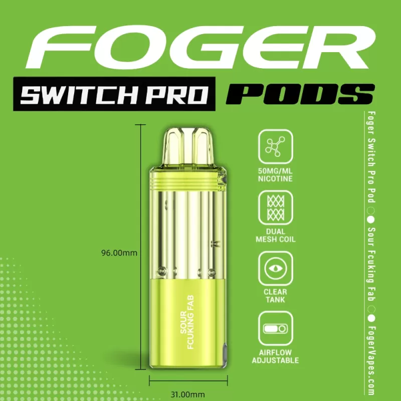 Sour Fcuking Fab Foger Switch Pro Pod 30K Puffs