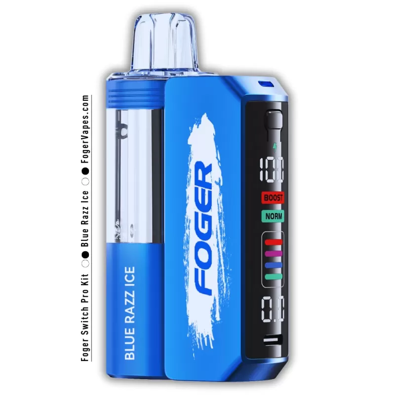 Blue Razz Ice Foger Switch Pro Kit 30K Puffs - Image 2