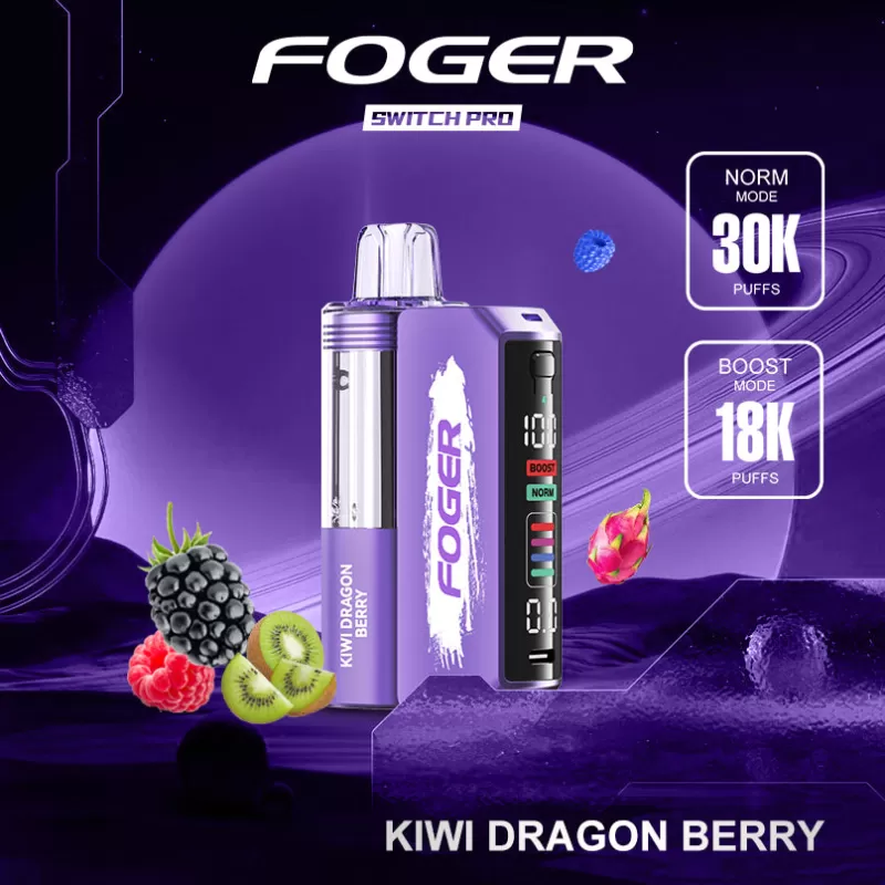 Kiwi Dragon Berry Foger Switch Pro Kit 30K Puffs - Image 3