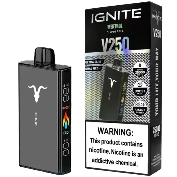IGNITE V250 Disposable Vape 25000 PUFFS in Dubai UAE
