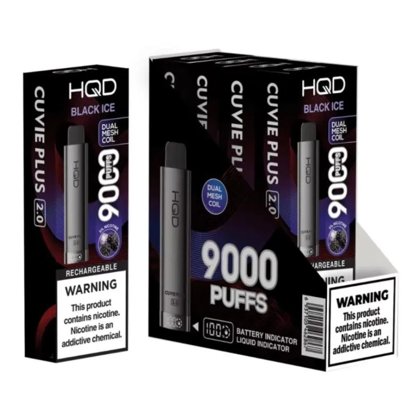 HQD Cuvie Plus 2.0 Disposable Vape 9000 Puffs – Best Vape Kits UAE