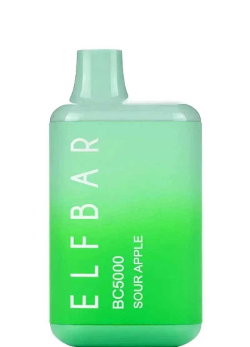 Elf Bar 5000 Sour Apple disposable vape