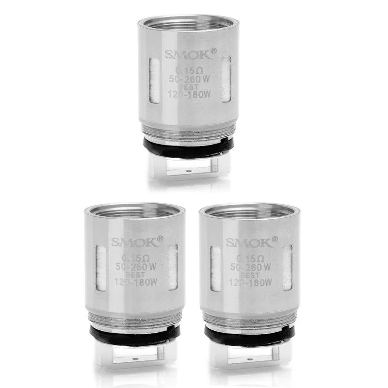 3PCS-PACK SMOK TFV8 V8-T8 Octuple Coil (6.6T) 0.15 Ohm