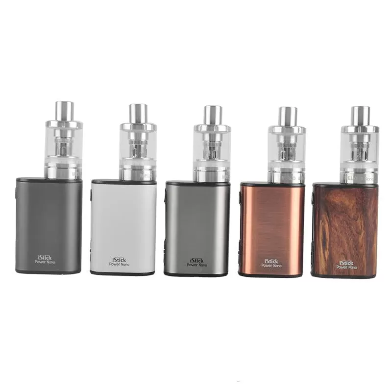 Eleaf iStick 2.0ML-1100mAh Power Nano with Melo 3 Nano Starter Kit - Wood