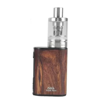 Eleaf iStick 2.0ML-1100mAh Power Nano with Melo 3 Nano Starter Kit - Wood - Image 3