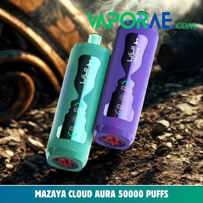 Mazaya Cloud AURA 50000 Puffs Disposable Vape 6mg in the UAE