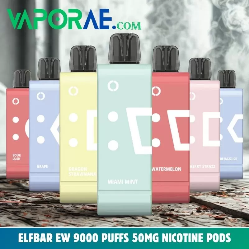 Elfbar ew 9000 Puffs 50mg Nicotine Pods Without Battery Pack
