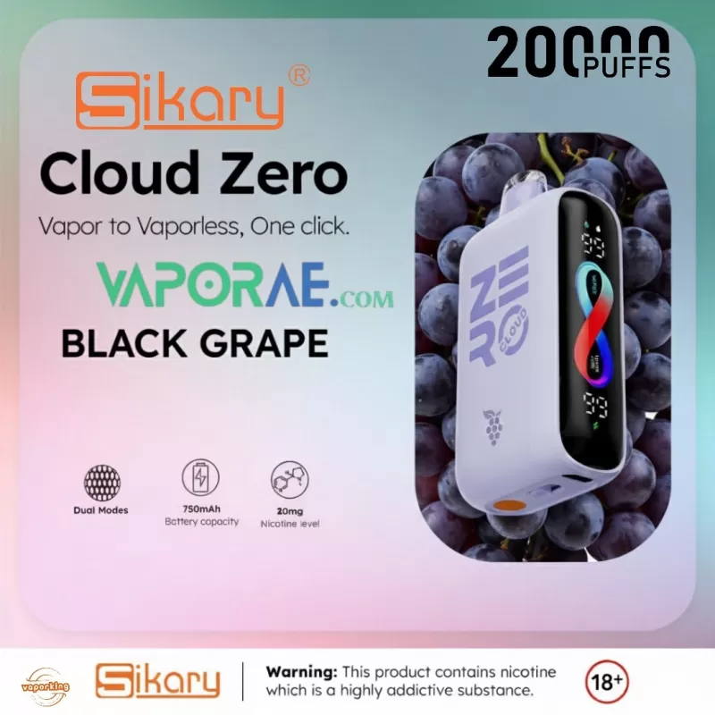 Sikary Cloud Zero 20000 Puffs Disposable 20mg In Dubai, UAE - Image 2