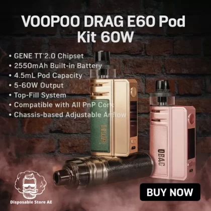 Voopoo DRAG E60 Pod Kit 60W In Dubai