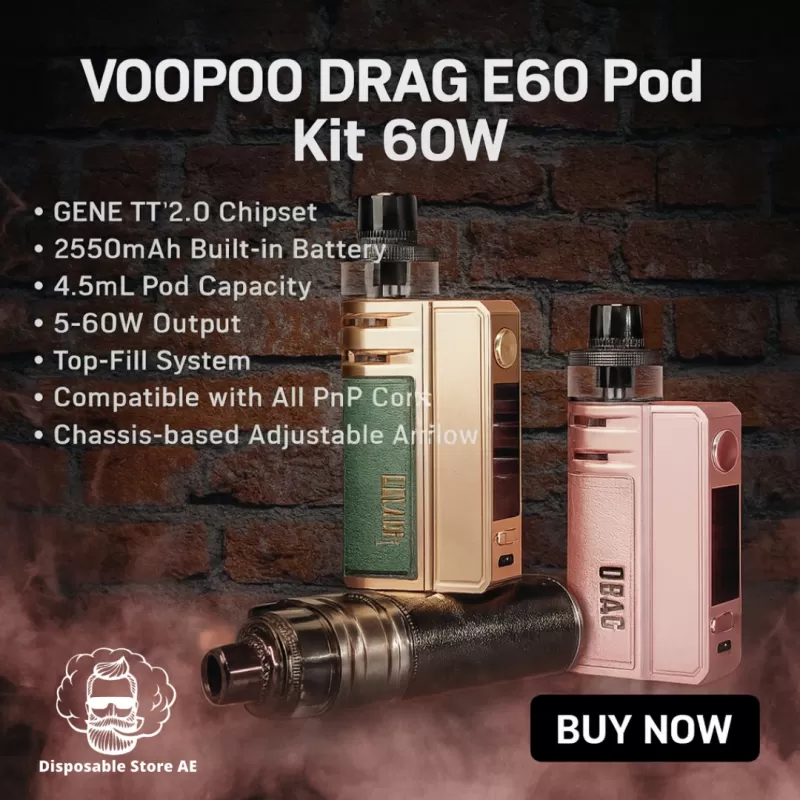 Voopoo DRAG E60 Pod Kit 60W In Dubai