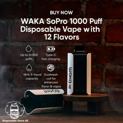 WAKA Sopro 10000 Puff Disposable Vape with 12 Flavors