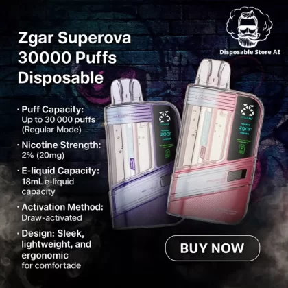 Zgar Supernova 30000 Puffs 20mg Disposable Vape